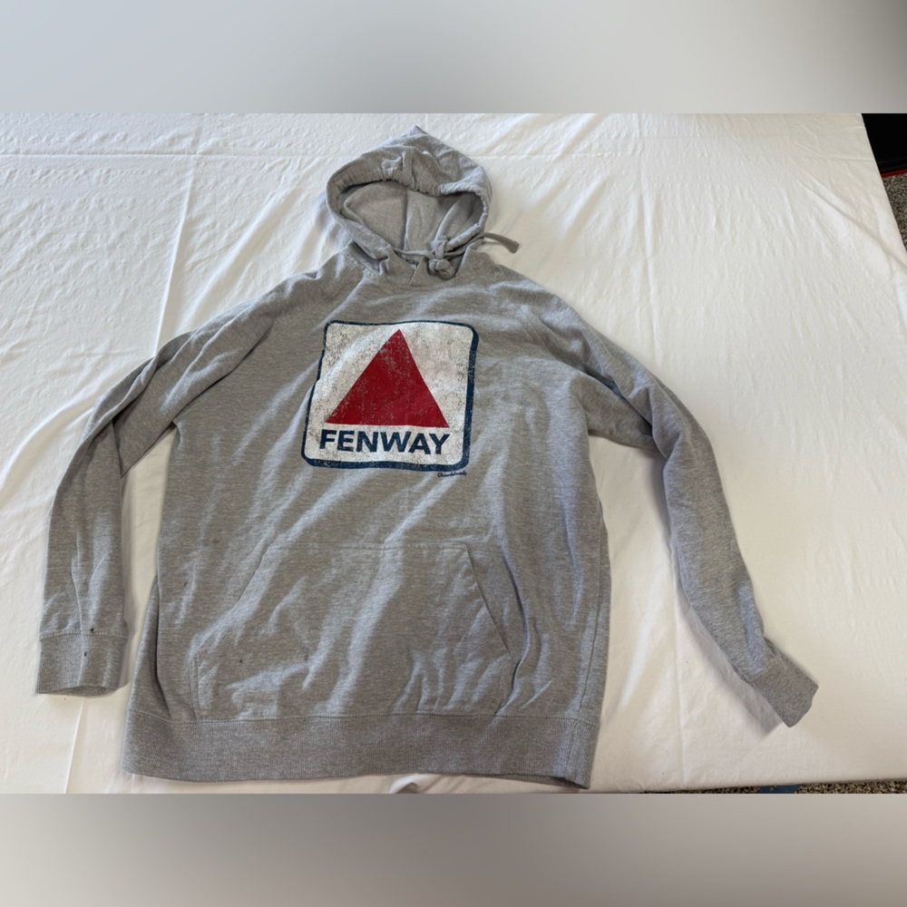 Chowdaheadz Cotton Heritage Fenway Gray Hoodie Sweater for Men